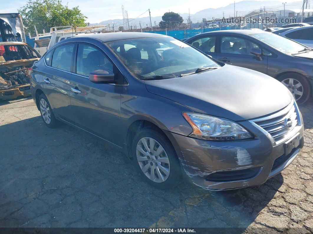 2015 Nissan Sentra Fe+ S Gray vin: 3N1AB7AP7FY288751