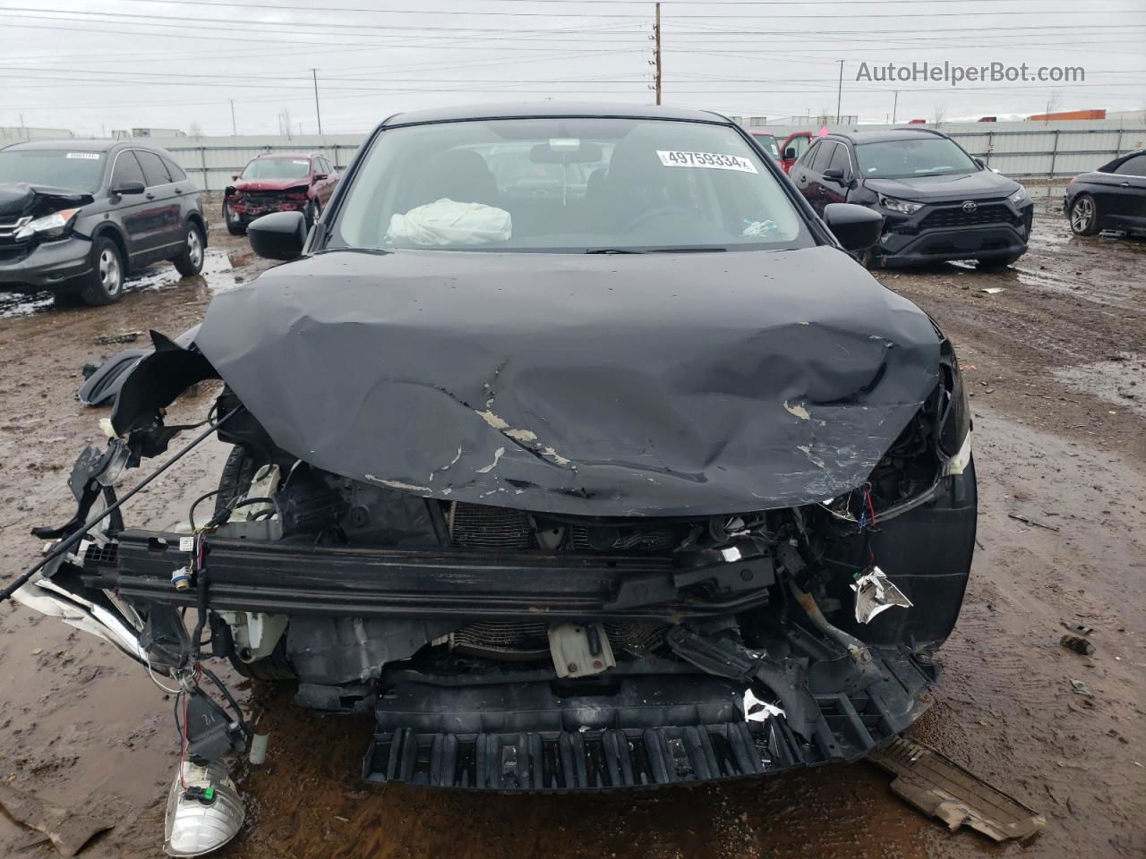 2015 Nissan Sentra S Black vin: 3N1AB7AP7FY324986