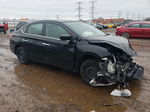 2015 Nissan Sentra S Black vin: 3N1AB7AP7FY324986