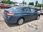 2015 Nissan Sentra S Blue vin: 3N1AB7AP7FY352996