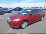 2015 Nissan Sentra Sv Red vin: 3N1AB7AP7FY353128