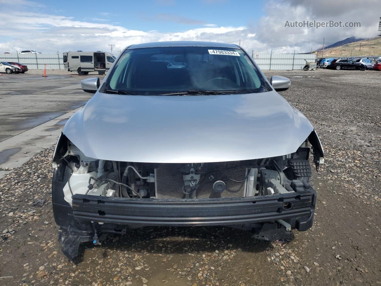 2015 Nissan Sentra S Silver vin: 3N1AB7AP7FY359060