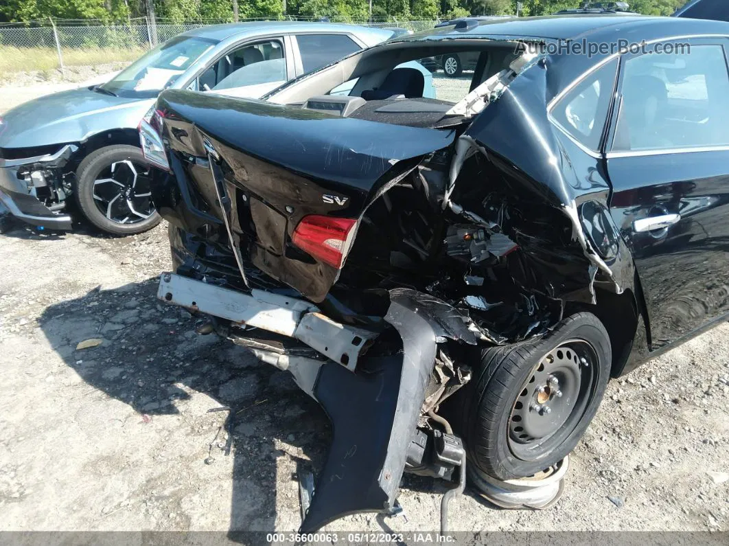 2016 Nissan Sentra Sv Black vin: 3N1AB7AP7GL674018