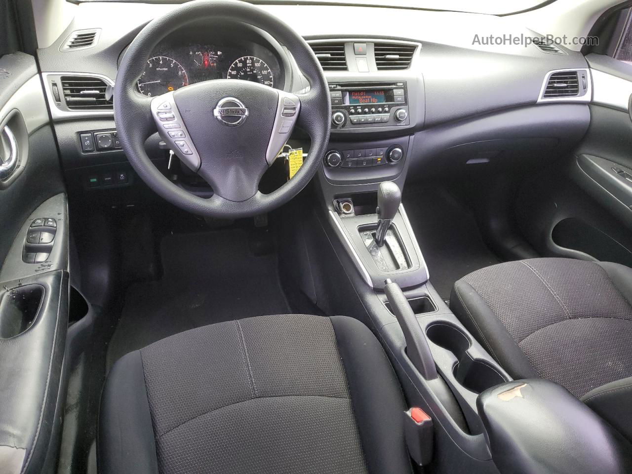 2016 Nissan Sentra S Черный vin: 3N1AB7AP7GY217891