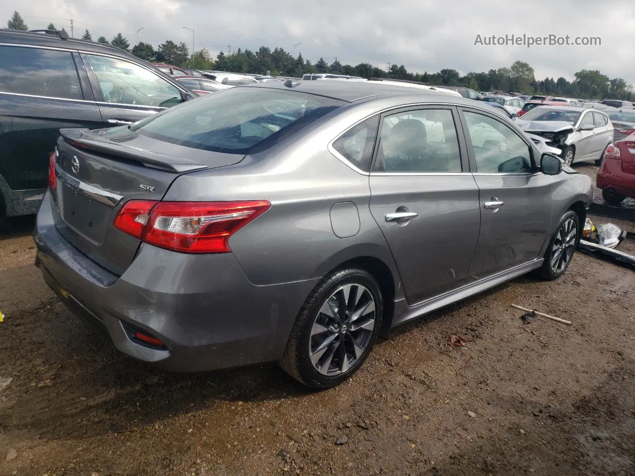 2016 Nissan Sentra S Gray vin: 3N1AB7AP7GY246548