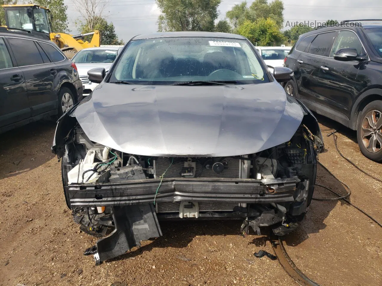 2016 Nissan Sentra S Gray vin: 3N1AB7AP7GY246548