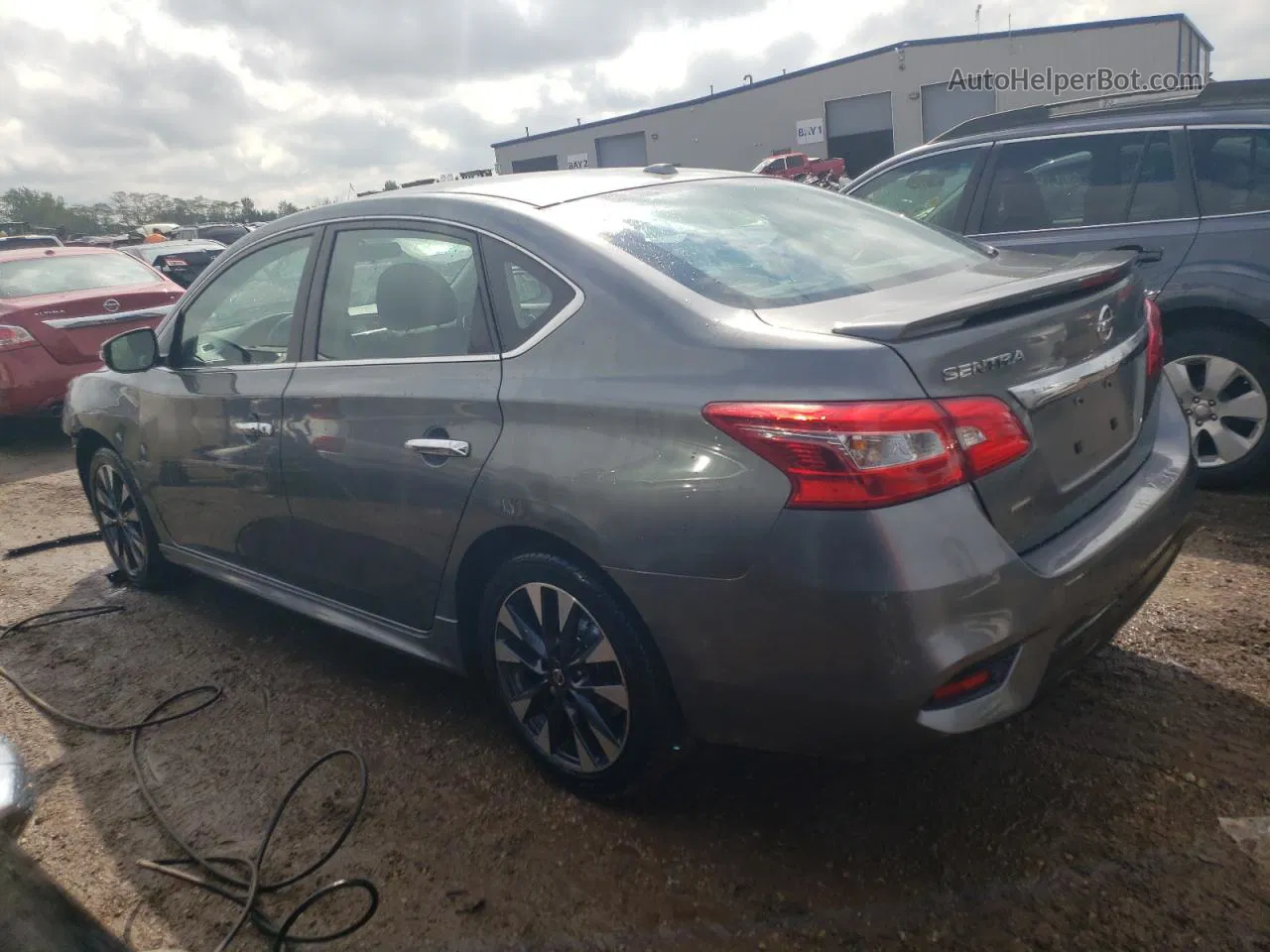 2016 Nissan Sentra S Gray vin: 3N1AB7AP7GY246548