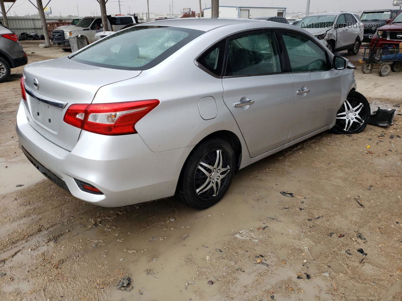 2016 Nissan Sentra S Silver vin: 3N1AB7AP7GY256190