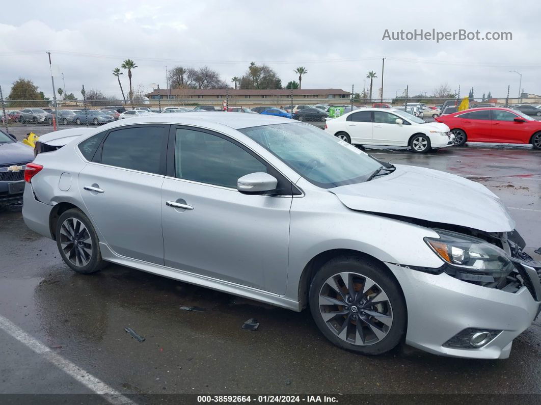 2016 Nissan Sentra Sr Silver vin: 3N1AB7AP7GY258098