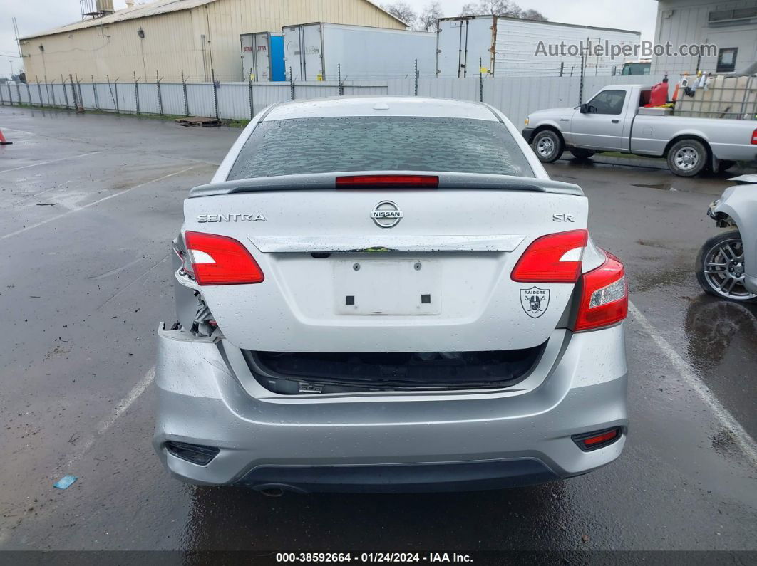 2016 Nissan Sentra Sr Silver vin: 3N1AB7AP7GY258098