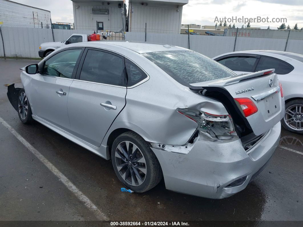 2016 Nissan Sentra Sr Silver vin: 3N1AB7AP7GY258098