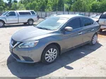 2016 Nissan Sentra Sv Gray vin: 3N1AB7AP7GY262278