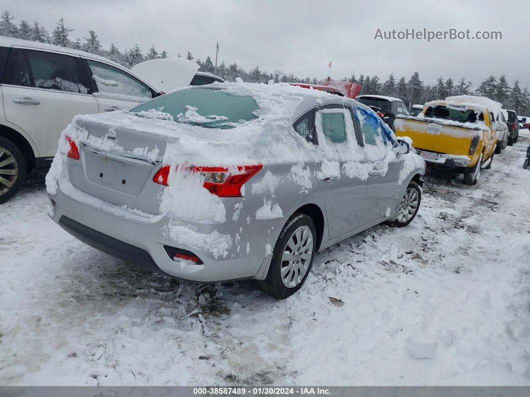 2016 Nissan Sentra Sv Серебряный vin: 3N1AB7AP7GY268713