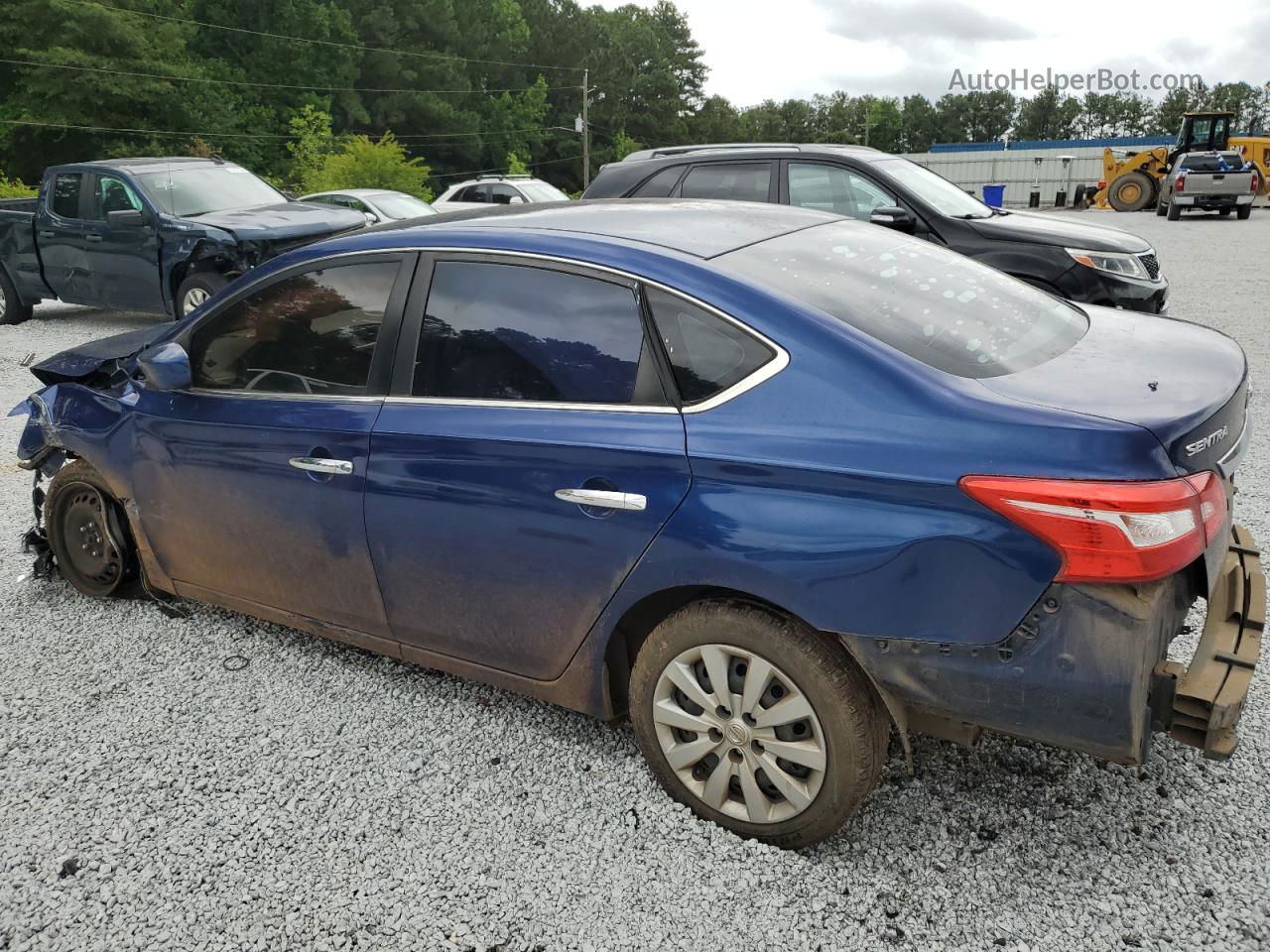 2016 Nissan Sentra S Blue vin: 3N1AB7AP7GY284202