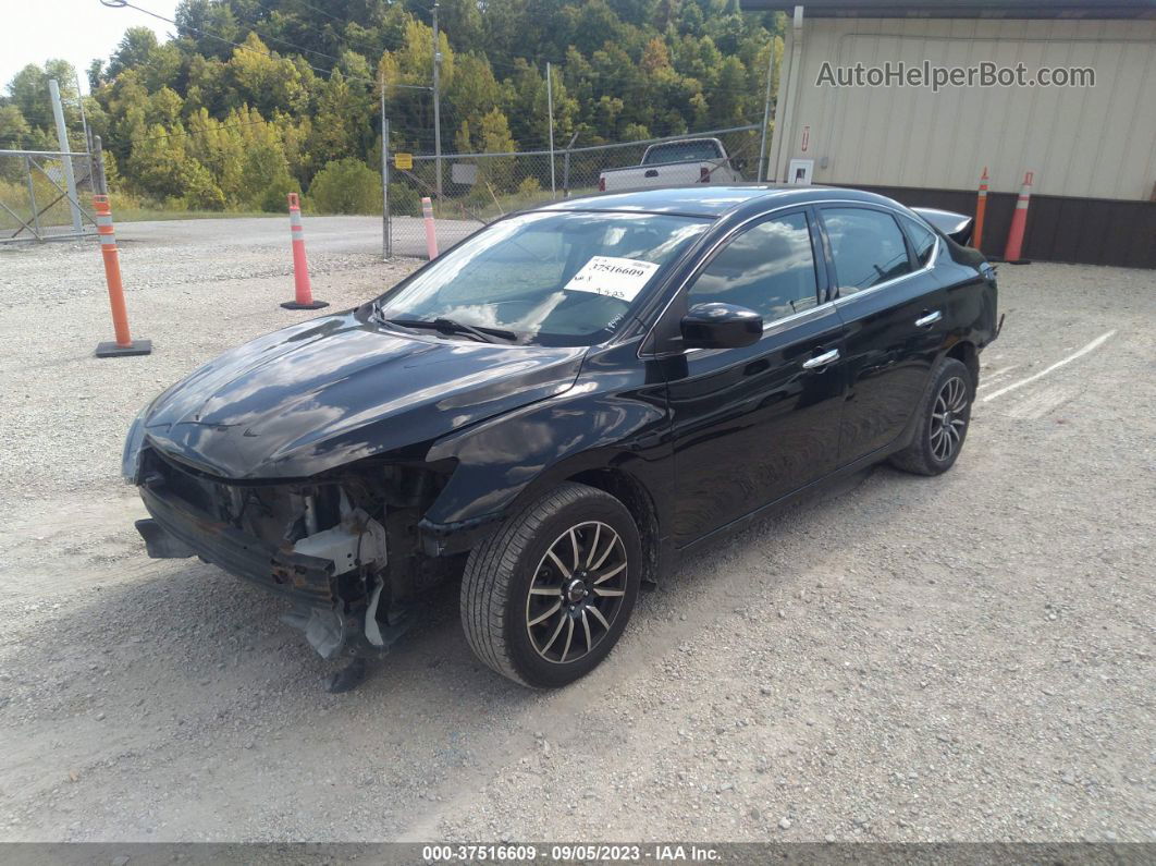 2016 Nissan Sentra S Черный vin: 3N1AB7AP7GY285494