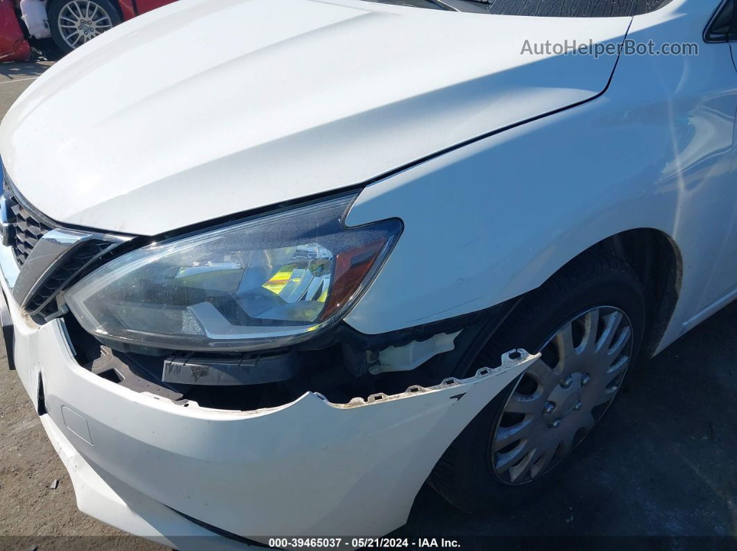 2016 Nissan Sentra   White vin: 3N1AB7AP7GY295278