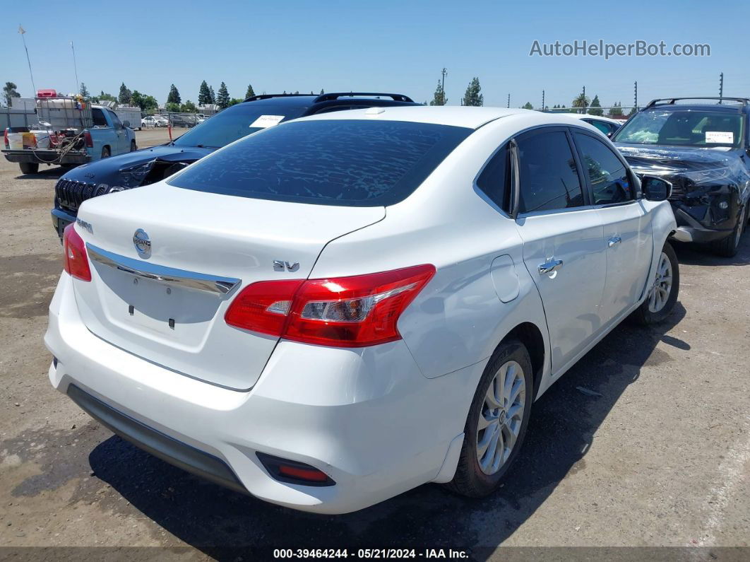 2016 Nissan Sentra Sv White vin: 3N1AB7AP7GY300396