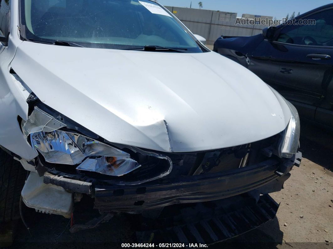 2016 Nissan Sentra Sv White vin: 3N1AB7AP7GY300396