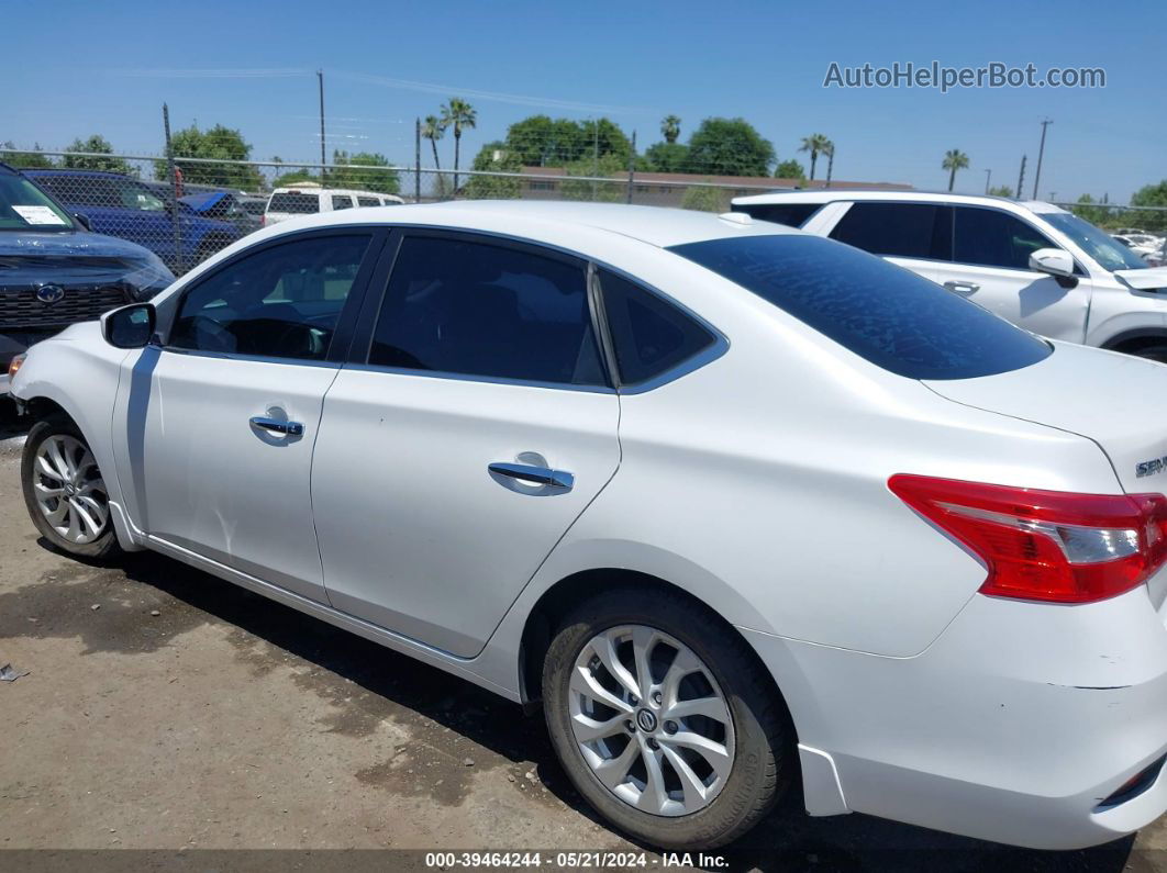 2016 Nissan Sentra Sv White vin: 3N1AB7AP7GY300396