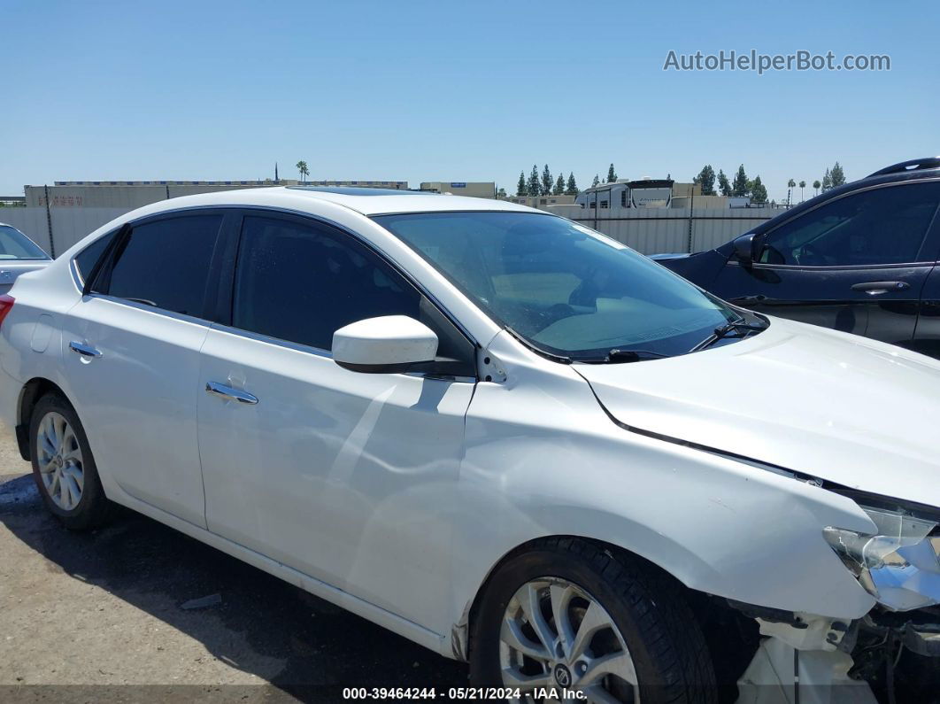 2016 Nissan Sentra Sv White vin: 3N1AB7AP7GY300396