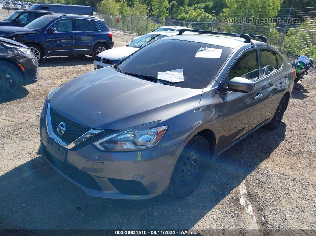 2016 Nissan Sentra S Silver vin: 3N1AB7AP7GY321863