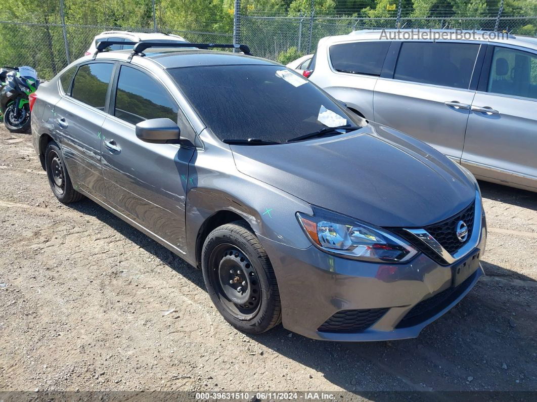 2016 Nissan Sentra S Silver vin: 3N1AB7AP7GY321863