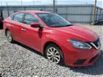 2018 Nissan Sentra S Красный vin: 3N1AB7AP7JL616658