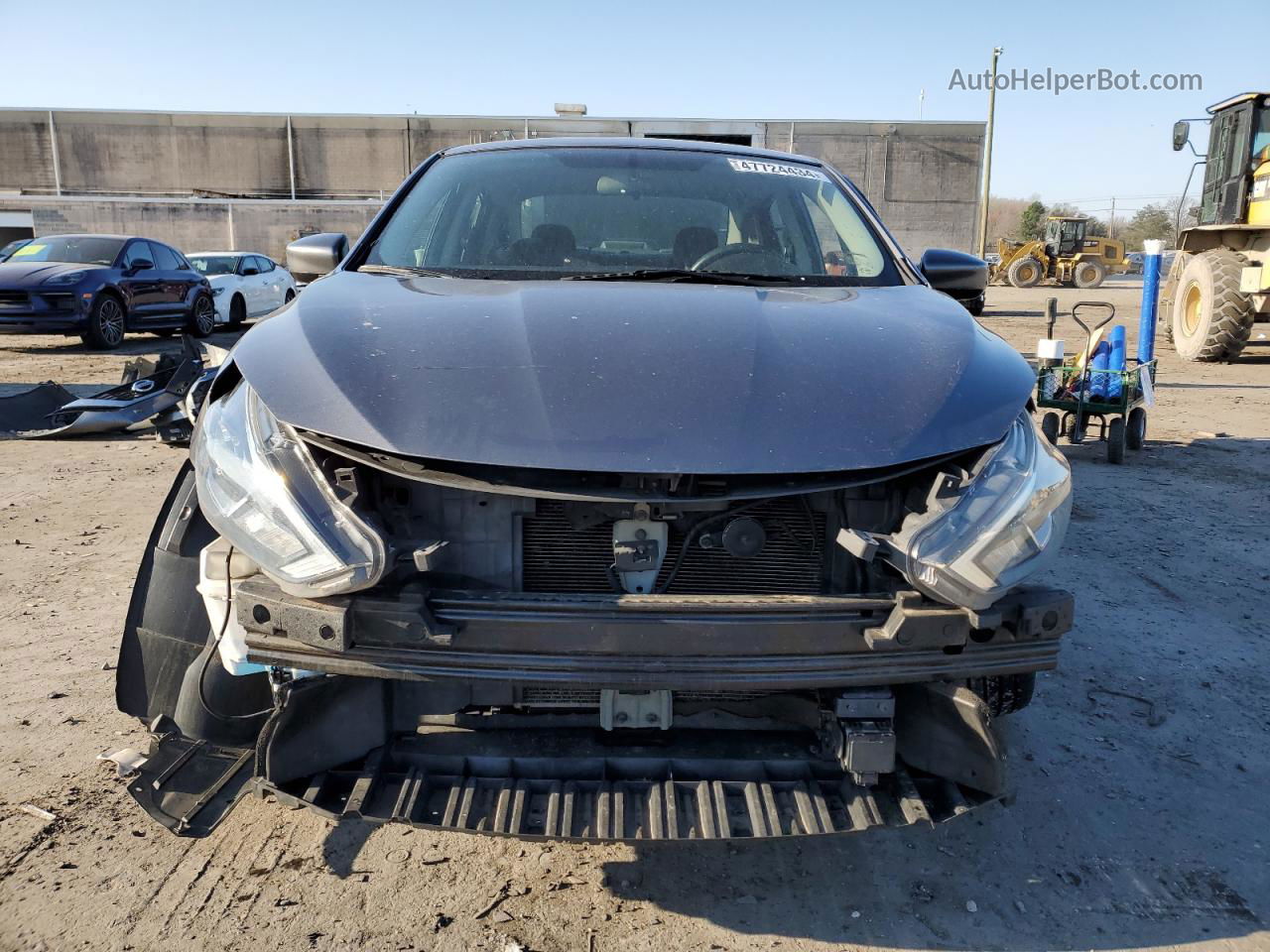 2018 Nissan Sentra S Gray vin: 3N1AB7AP7JL624209