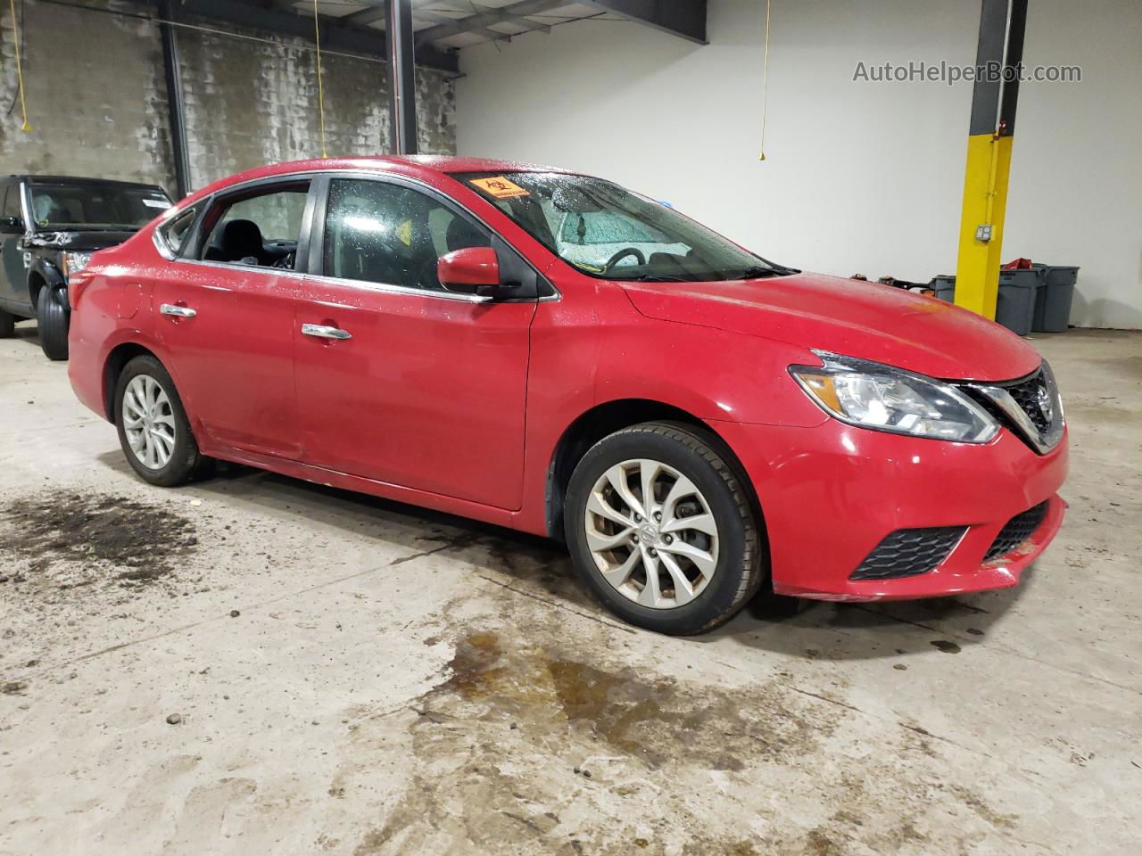 2018 Nissan Sentra S Red vin: 3N1AB7AP7JL626767