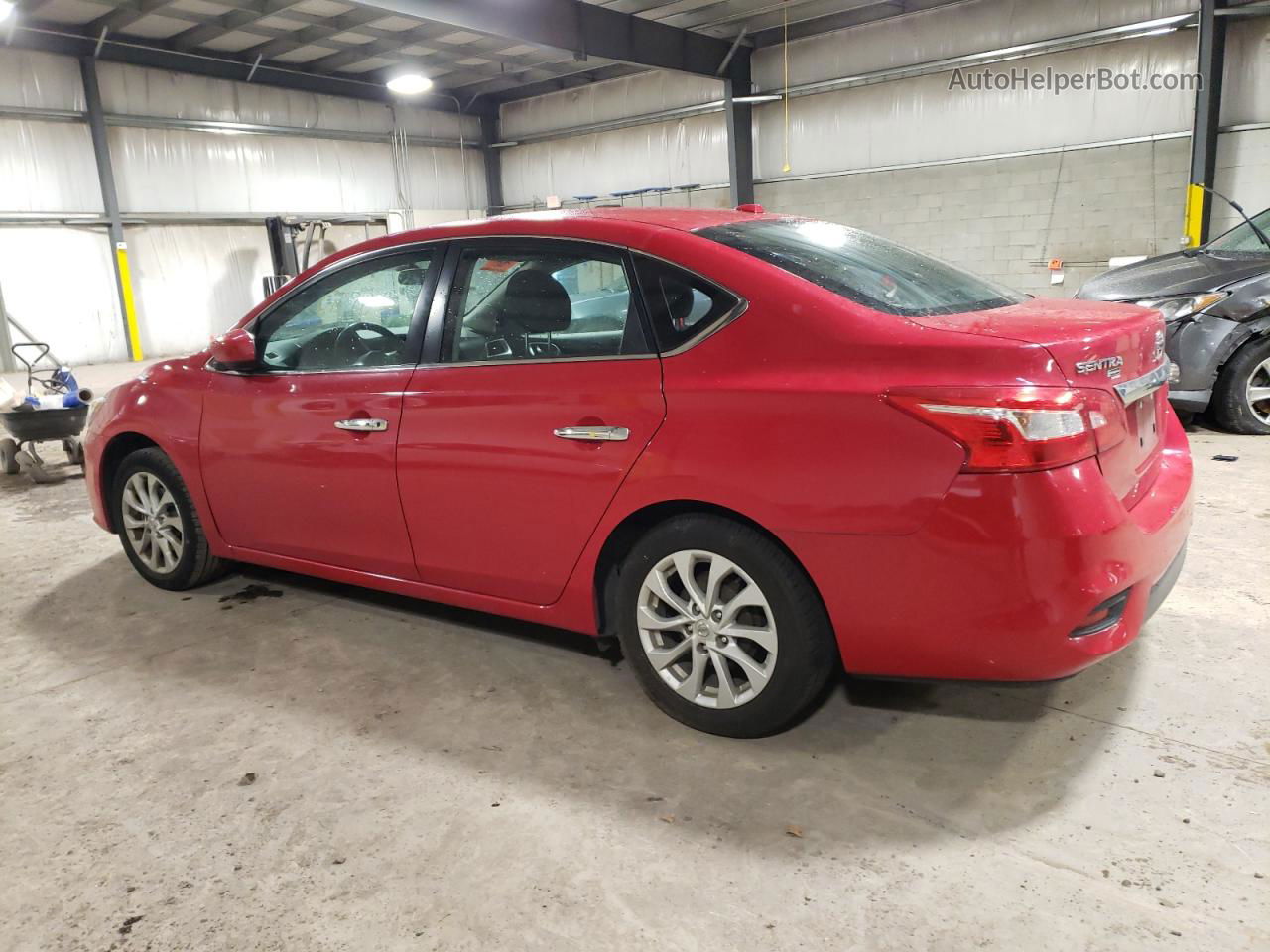 2018 Nissan Sentra S Red vin: 3N1AB7AP7JL626767