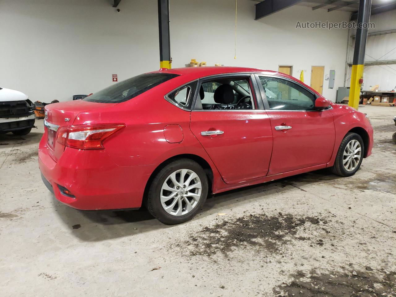 2018 Nissan Sentra S Red vin: 3N1AB7AP7JL626767