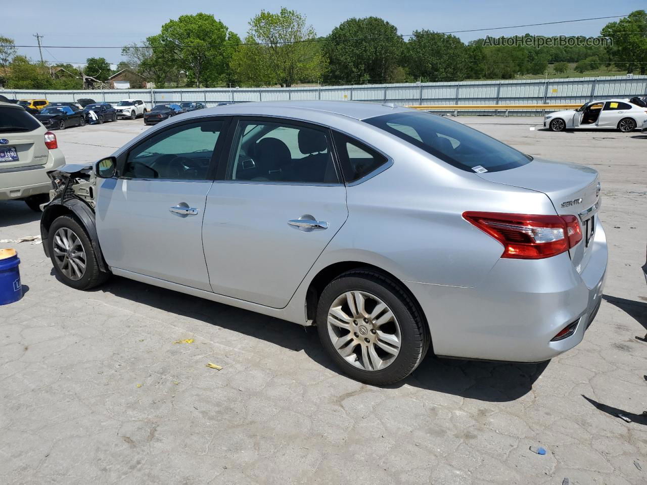 2018 Nissan Sentra S Silver vin: 3N1AB7AP7JL644279