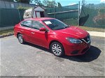 2018 Nissan Sentra Sv Красный vin: 3N1AB7AP7JL646792