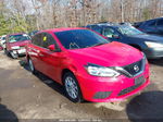 2018 Nissan Sentra Sv Red vin: 3N1AB7AP7JL649627