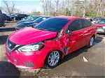 2018 Nissan Sentra Sv Red vin: 3N1AB7AP7JL649627