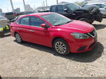 2018 Nissan Sentra Sv Red vin: 3N1AB7AP7JL659591