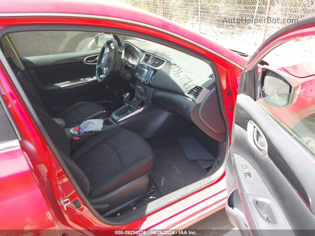 2018 Nissan Sentra Sv Red vin: 3N1AB7AP7JL659591