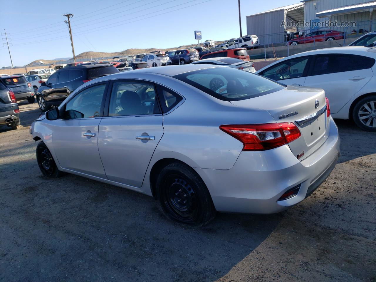 2018 Nissan Sentra S Silver vin: 3N1AB7AP7JY202038