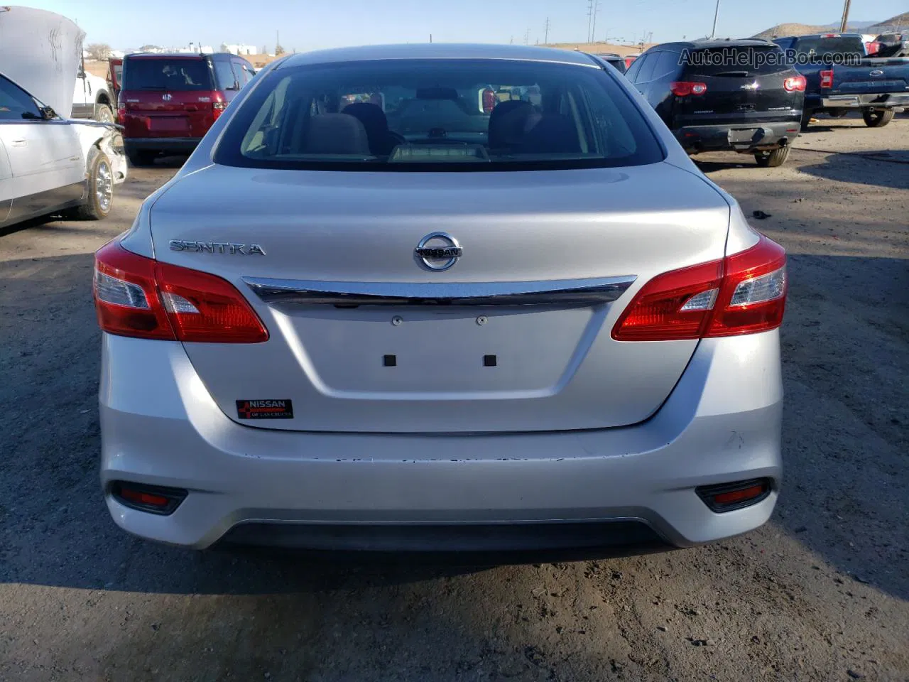 2018 Nissan Sentra S Silver vin: 3N1AB7AP7JY202038