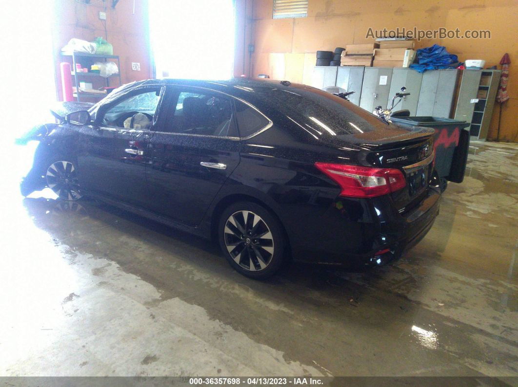 2018 Nissan Sentra Sr Black vin: 3N1AB7AP7JY204906