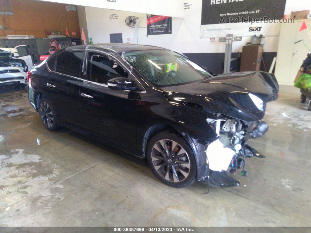 2018 Nissan Sentra Sr Black vin: 3N1AB7AP7JY204906