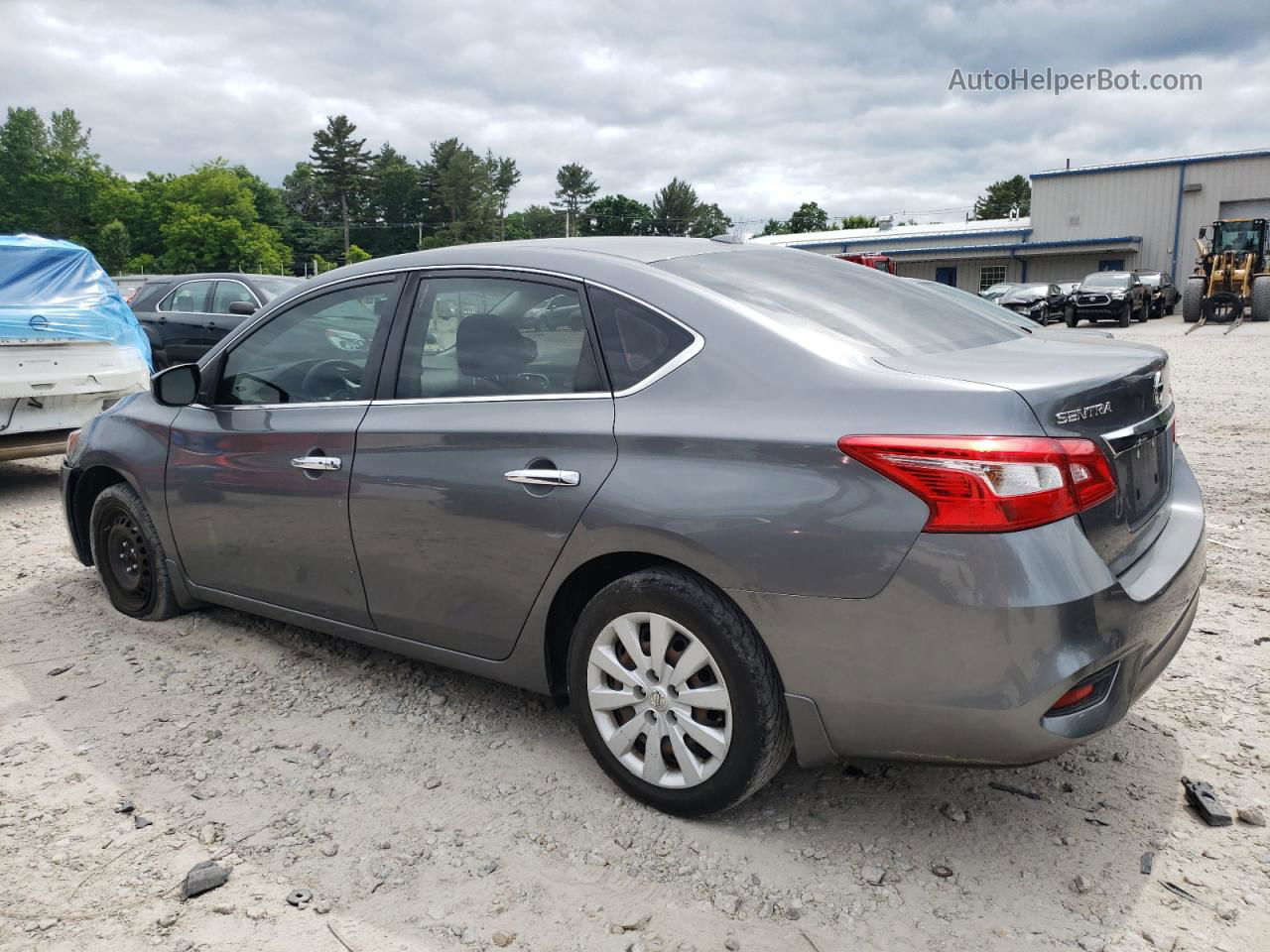 2018 Nissan Sentra S Gray vin: 3N1AB7AP7JY206509