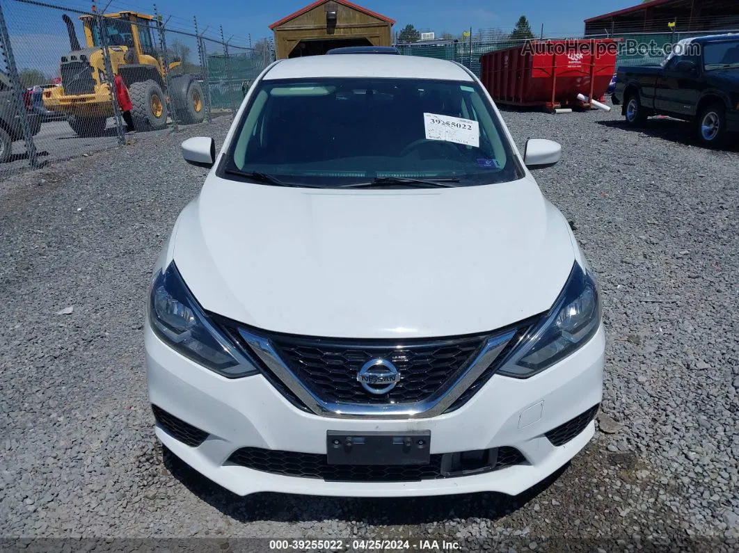 2018 Nissan Sentra S White vin: 3N1AB7AP7JY210365