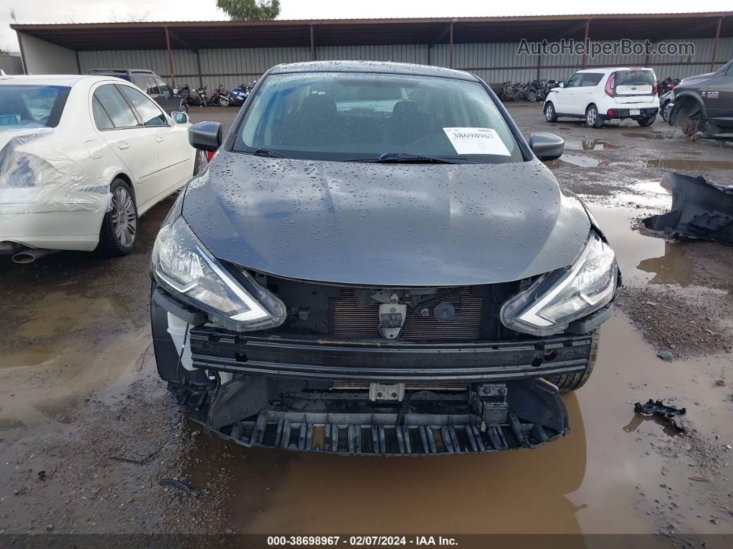 2018 Nissan Sentra S Gray vin: 3N1AB7AP7JY211323