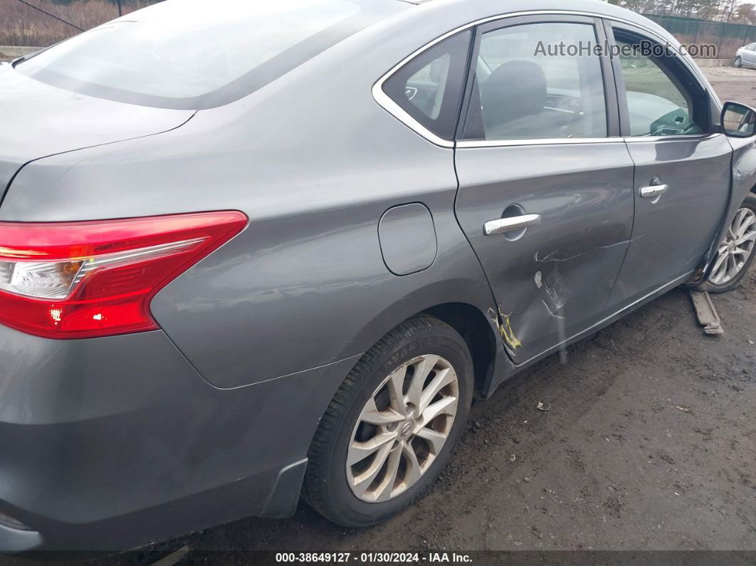 2018 Nissan Sentra Sv Gray vin: 3N1AB7AP7JY212732