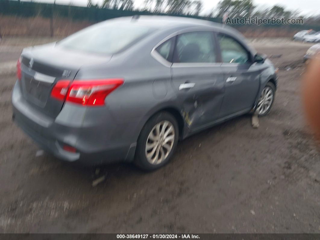 2018 Nissan Sentra Sv Gray vin: 3N1AB7AP7JY212732