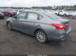 2018 Nissan Sentra Sv Gray vin: 3N1AB7AP7JY212732