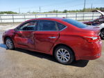 2018 Nissan Sentra S Red vin: 3N1AB7AP7JY223195