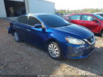 2018 Nissan Sentra S Blue vin: 3N1AB7AP7JY226758