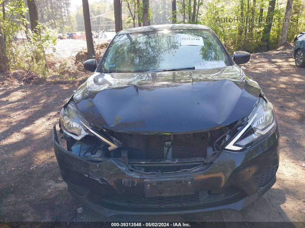 2018 Nissan Sentra Sv Black vin: 3N1AB7AP7JY237081